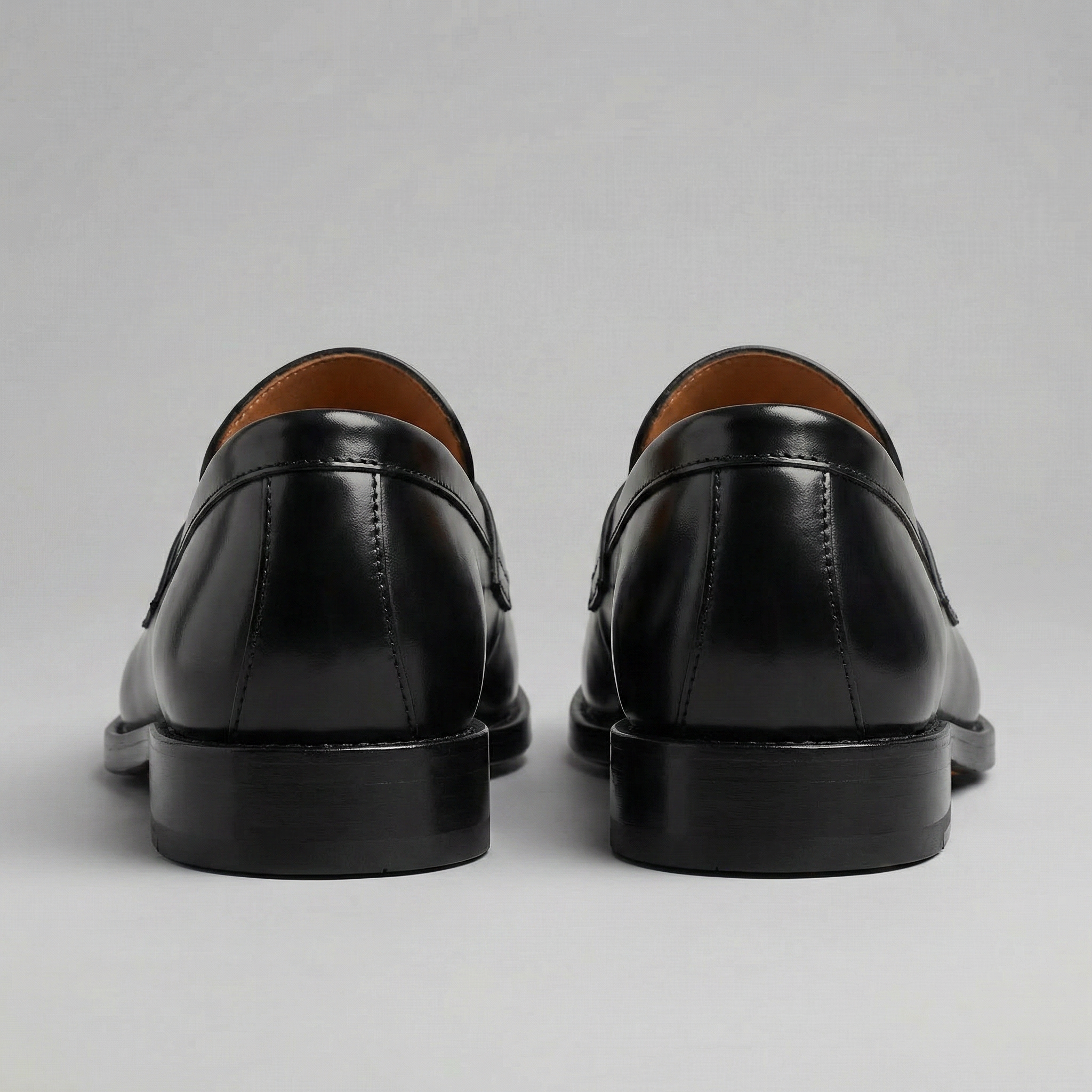 Herren Leder Penny Loafers