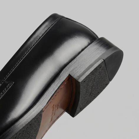 Herren Leder Penny Loafers