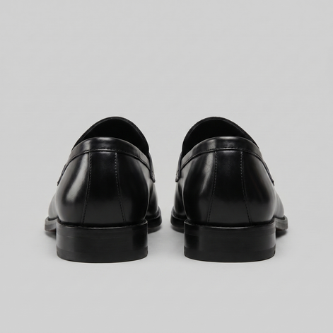 Herren Leder Wildleder Panel Loafer