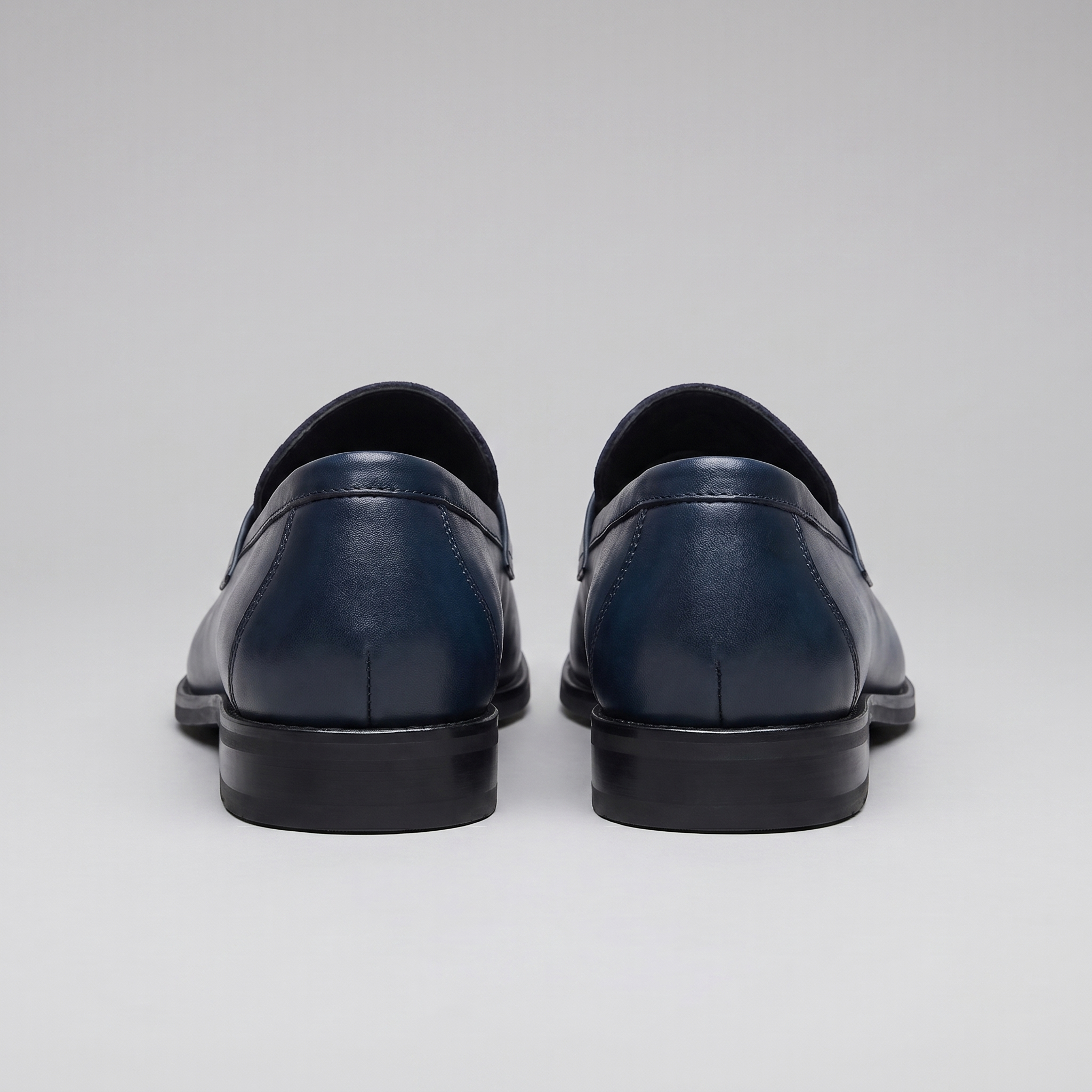 Herren Leder Wildleder Panel Loafer