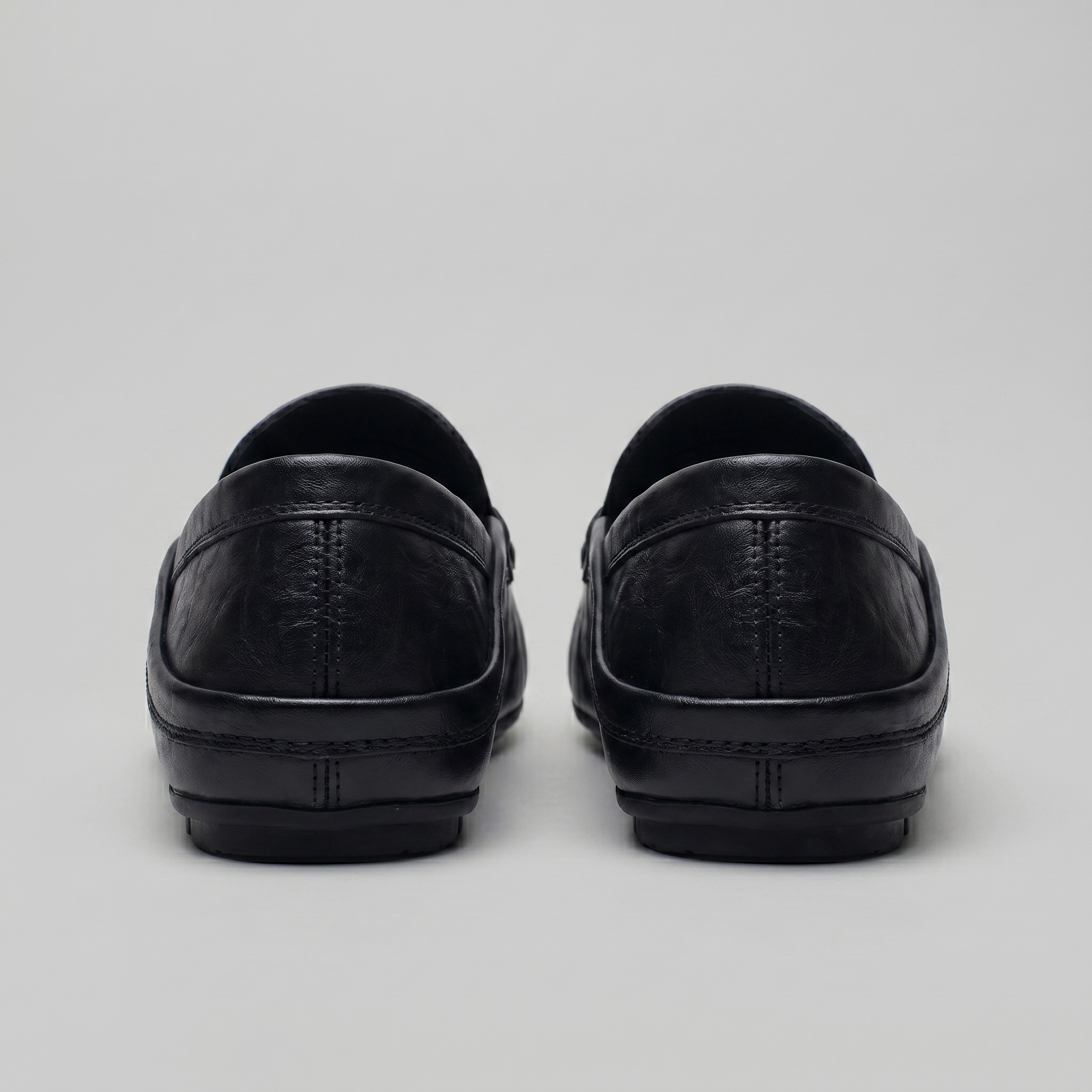Herren Leder Reise Loafer mit Klappbarer Ferse