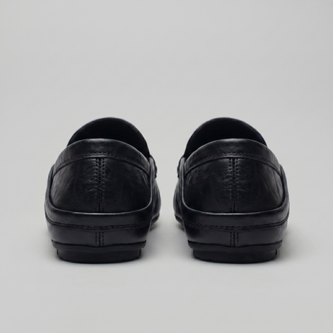 Herren Leder Reise Loafer mit Klappbarer Ferse