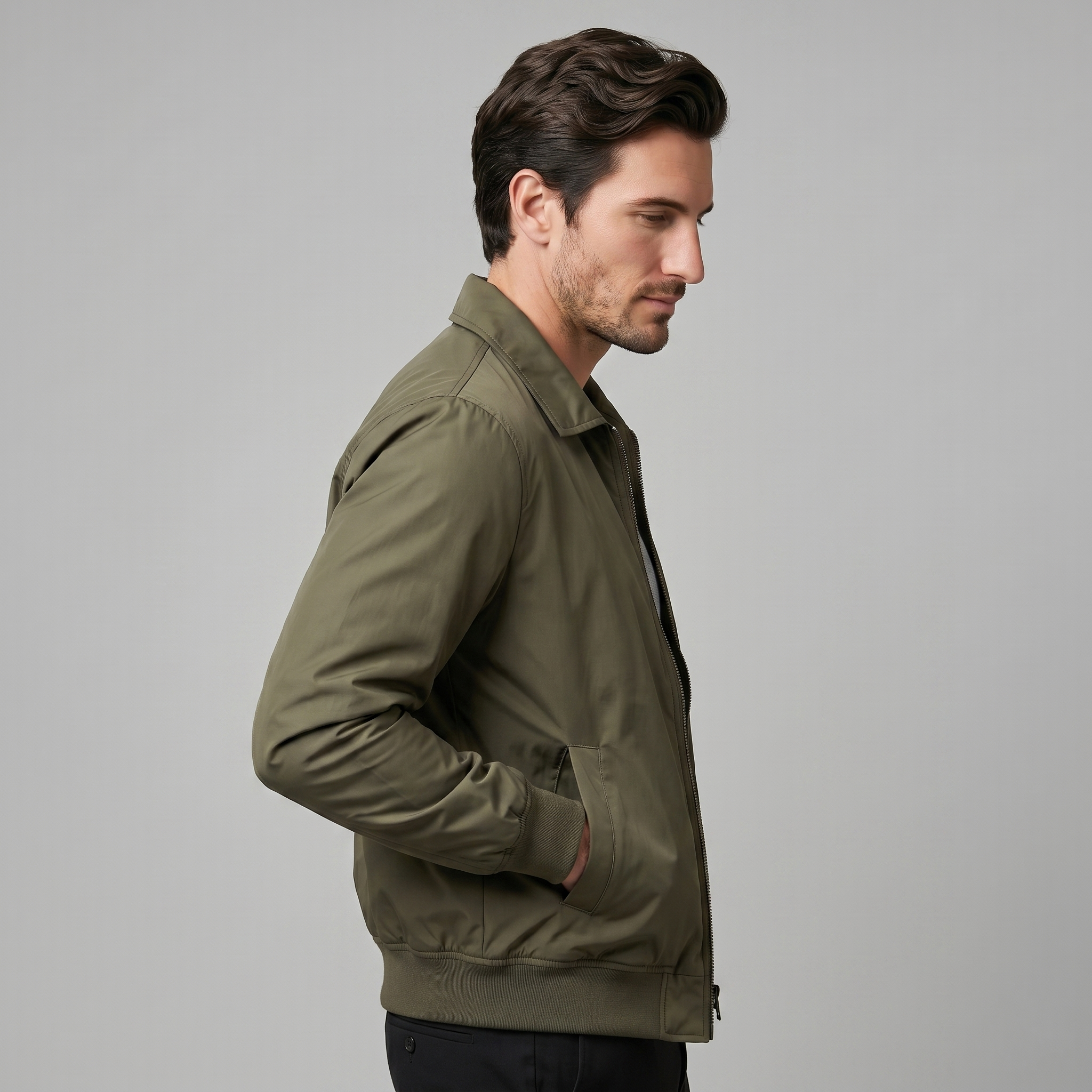 Leichte Harrington Jacke Herren