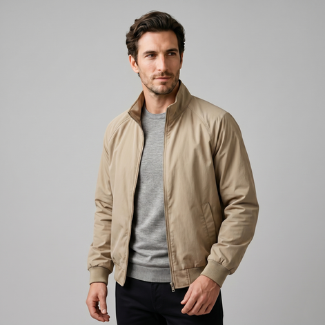 Leichte Harrington Jacke Herren