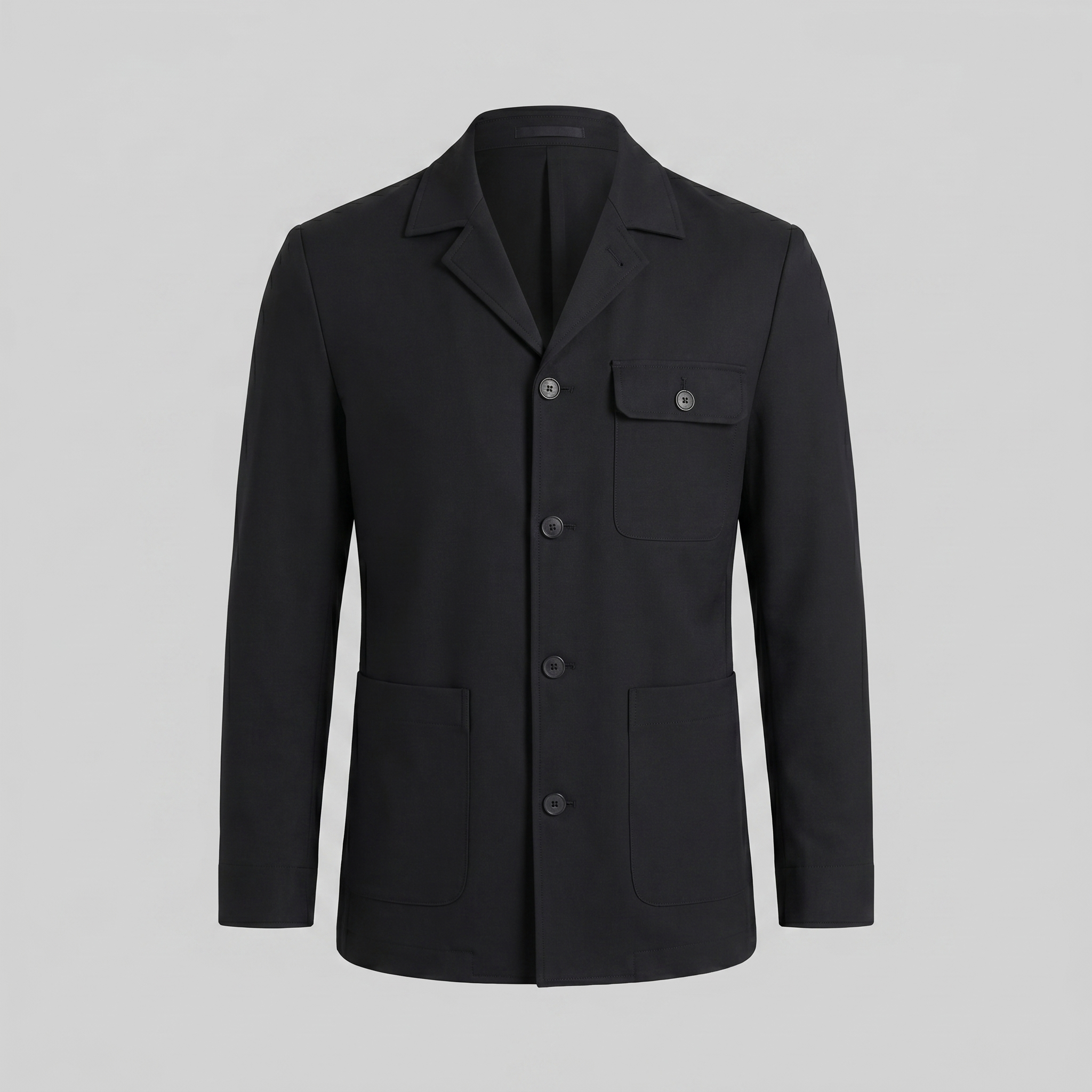 Herren Leichte Leinenmischungsjacke