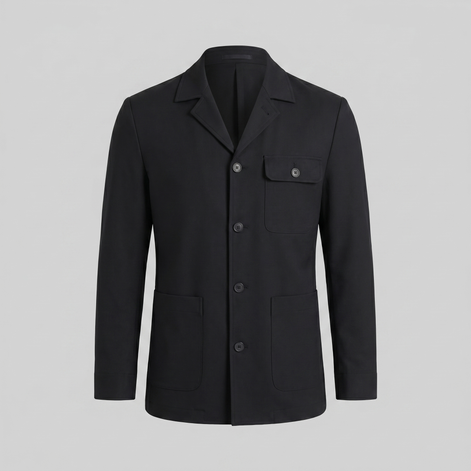 Herren Leichte Leinenmischungsjacke