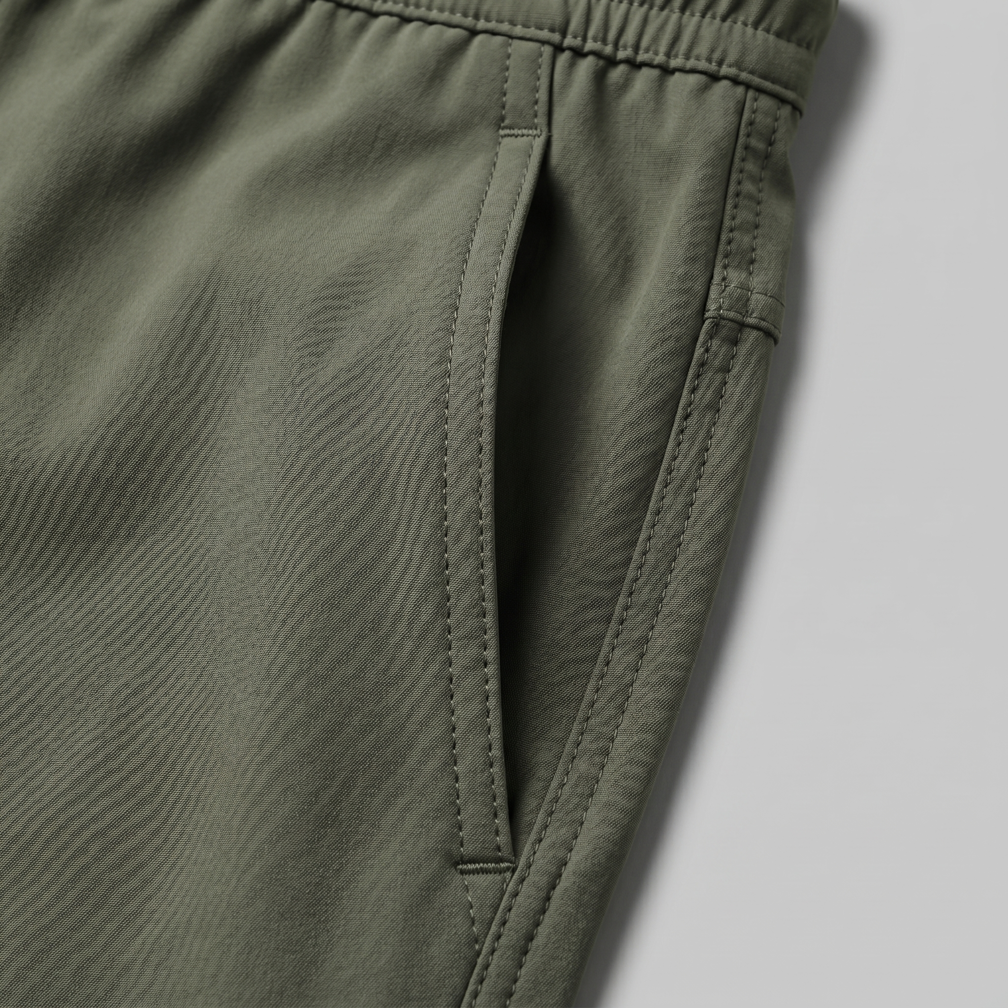 Herren Leichte Nylonhose Mit Kordelzug