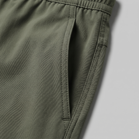 Herren Leichte Nylonhose Mit Kordelzug
