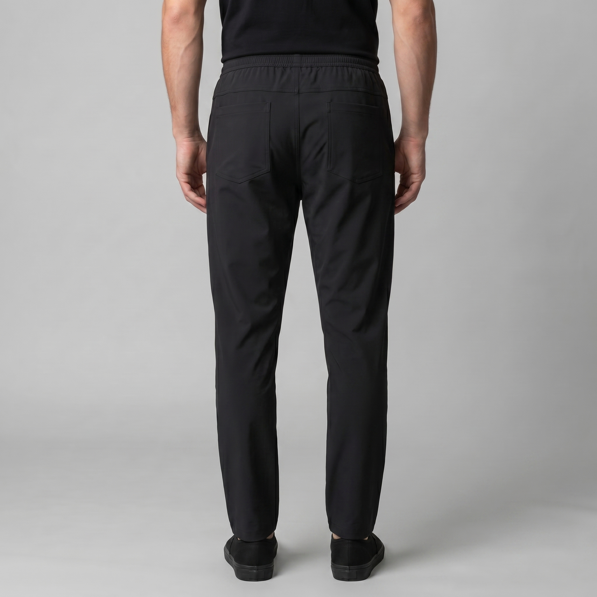 Herren Leichte Nylonhose Mit Kordelzug