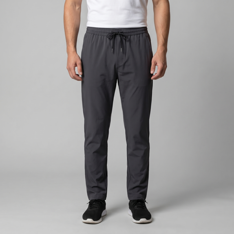 Herren Leichte Nylonhose Mit Kordelzug