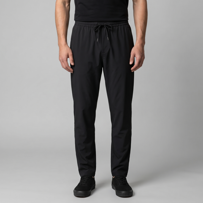 Herren Leichte Nylonhose Mit Kordelzug