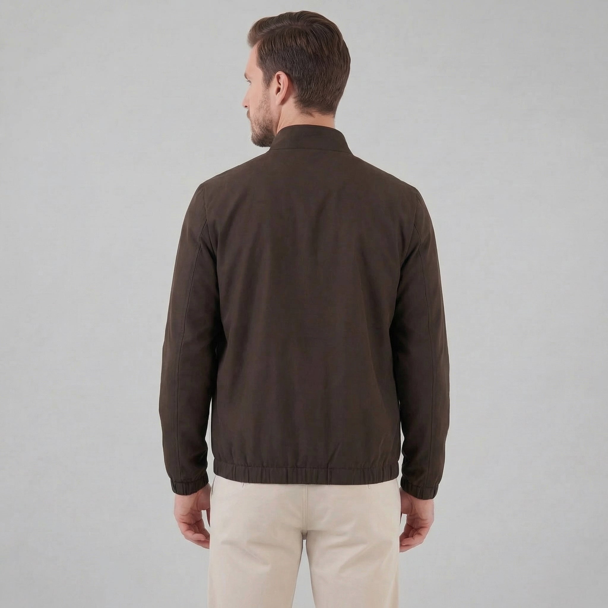 Herren Leichte Frühlingsjacke Mittellang Übergangsjacke
