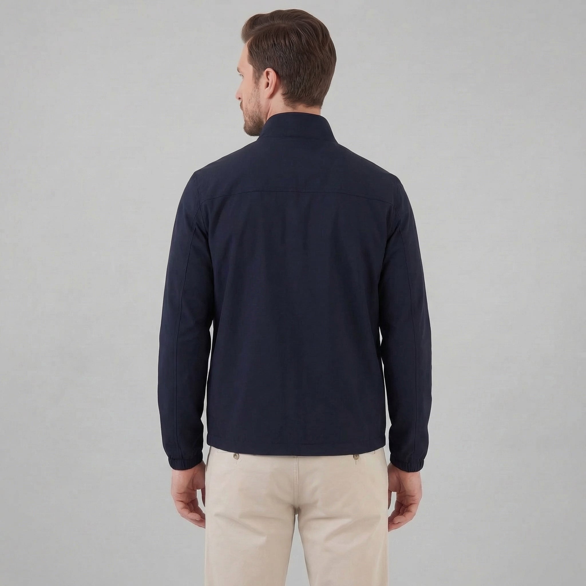 Herren Leichte Frühlingsjacke Mittellang Übergangsjacke