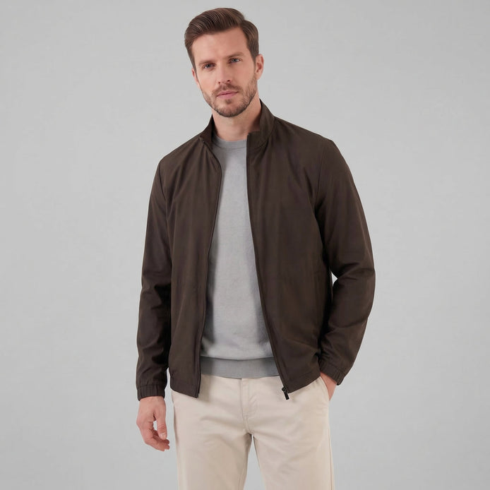 Herren Leichte Frühlingsjacke Mittellang Übergangsjacke