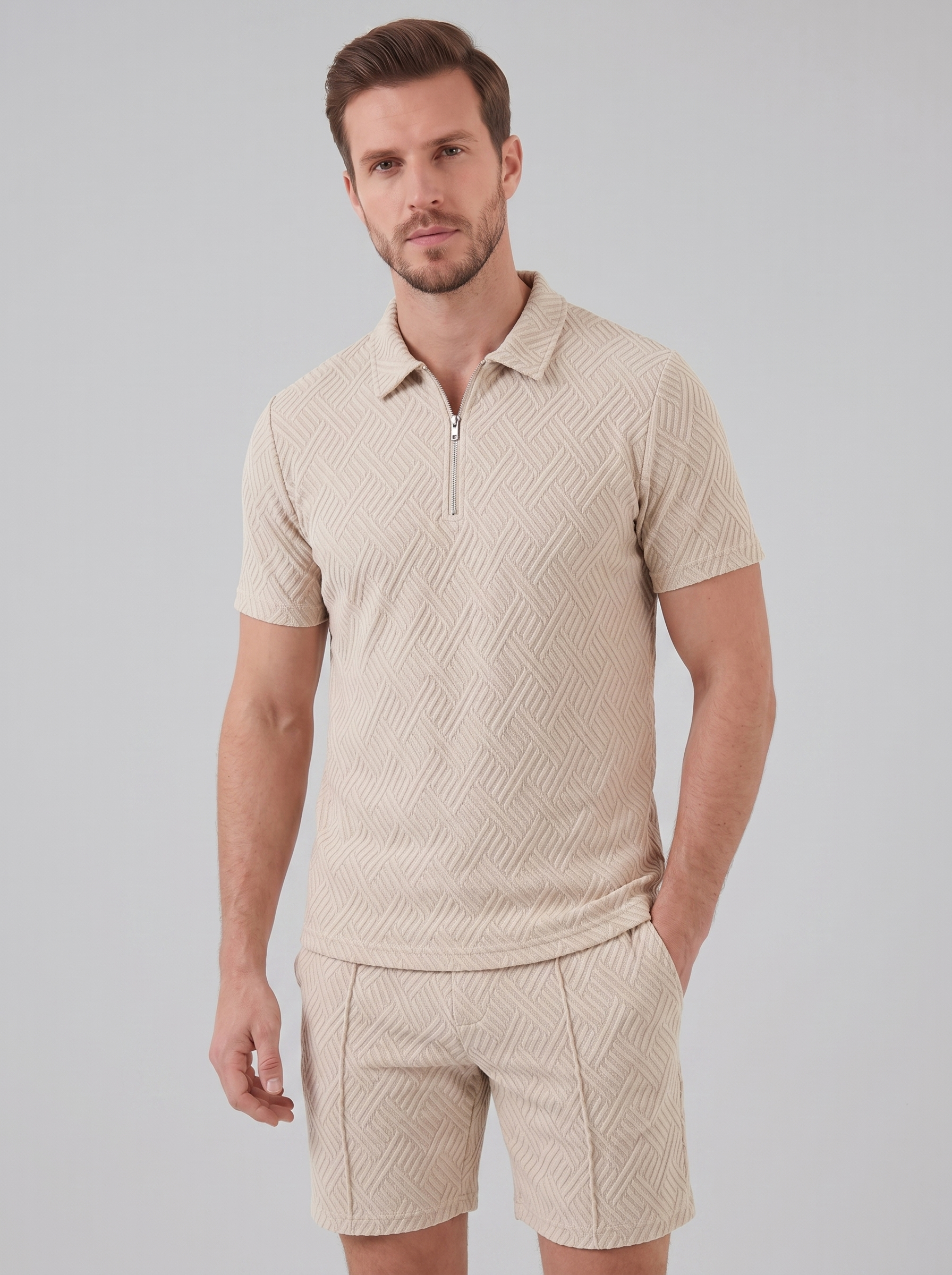 Leichtes Sommer Ensemble Set für Herren