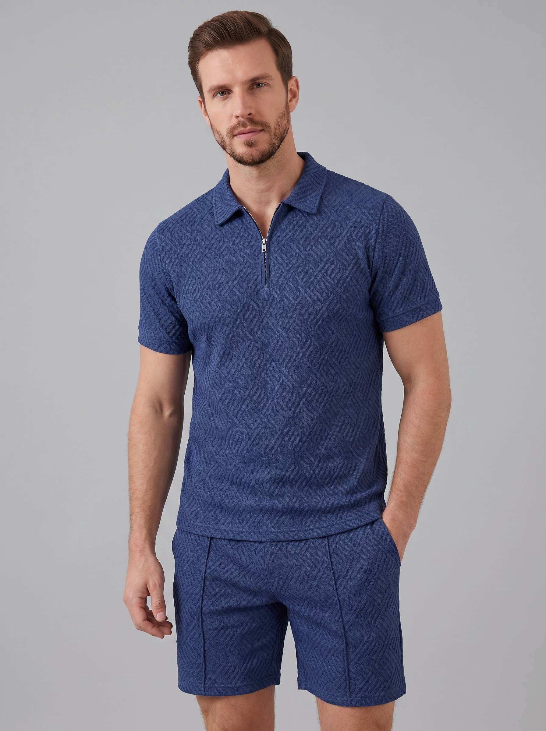 Leichtes Sommer Ensemble Set für Herren