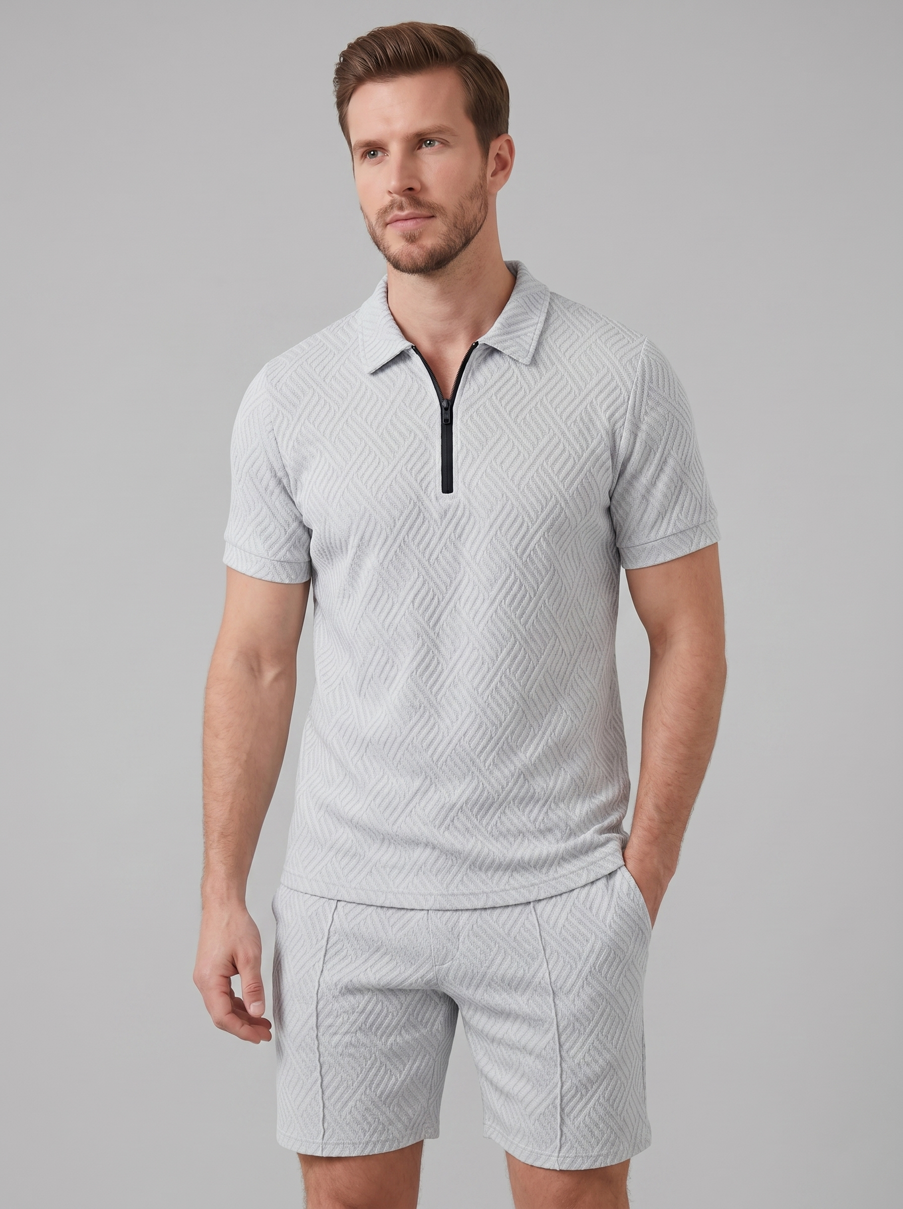 Leichtes Sommer Ensemble Set für Herren