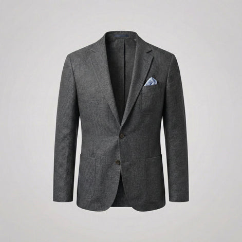 Herren Lässiger Leinenblazer