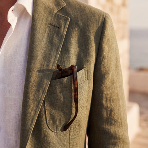 Herren Leinenblazer