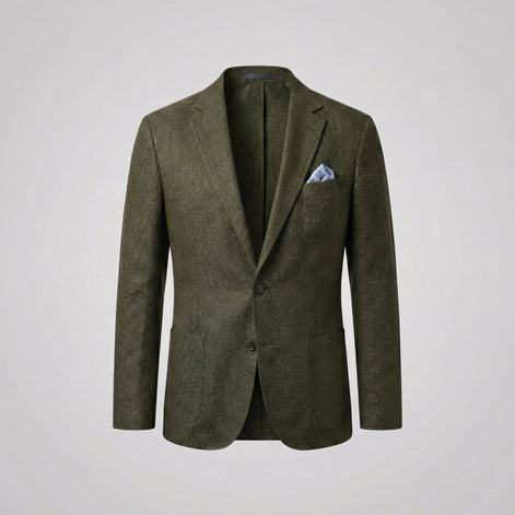Herren Lässiger Leinenblazer
