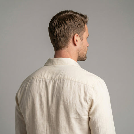 Herren Leinen Outfit Set