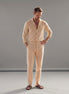 Herren Leinen Outfit Set
