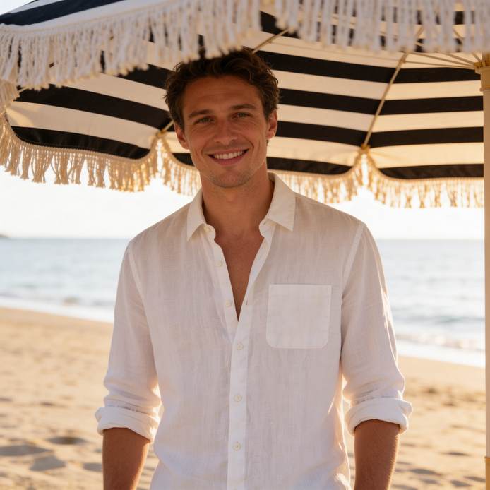 Herren Leinenhemd