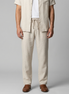 Herren Leinen Slim Fit Hose