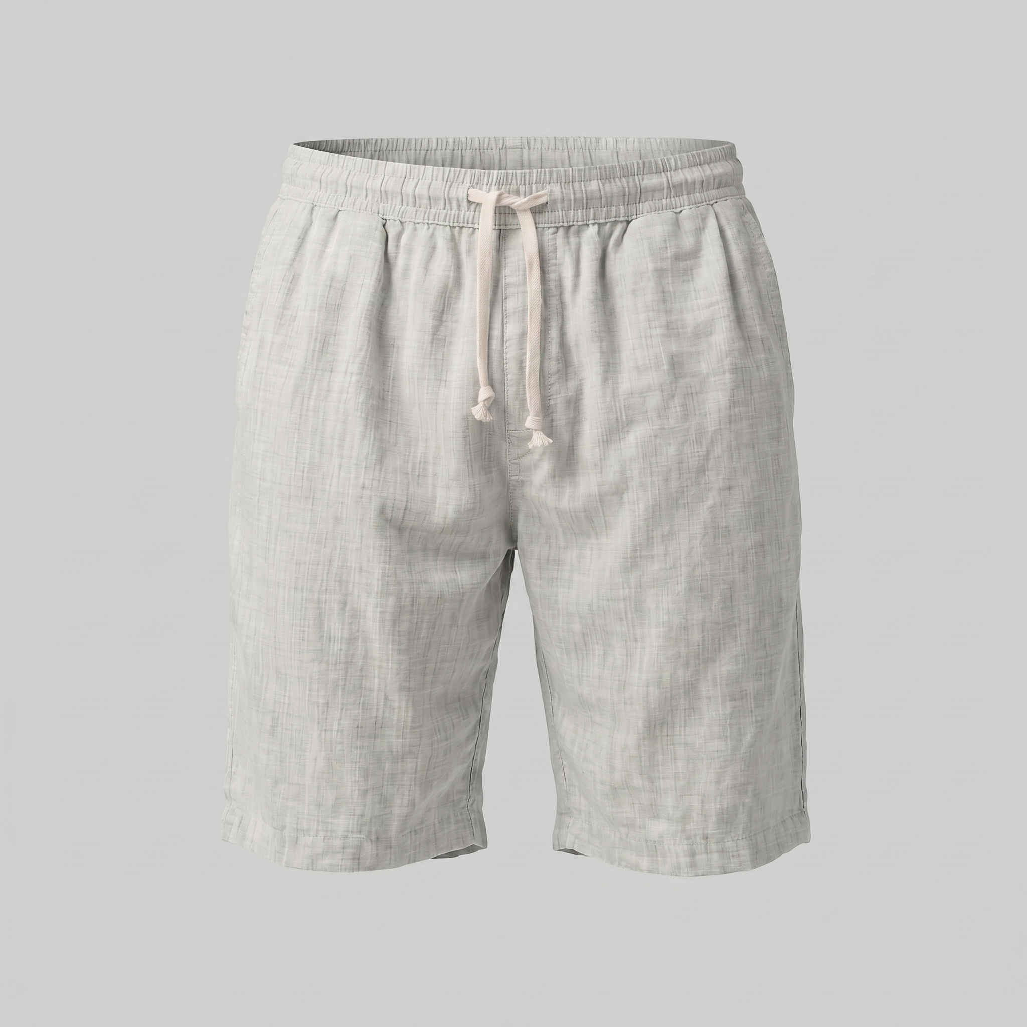 Herren Leinen Sommer Strandshorts