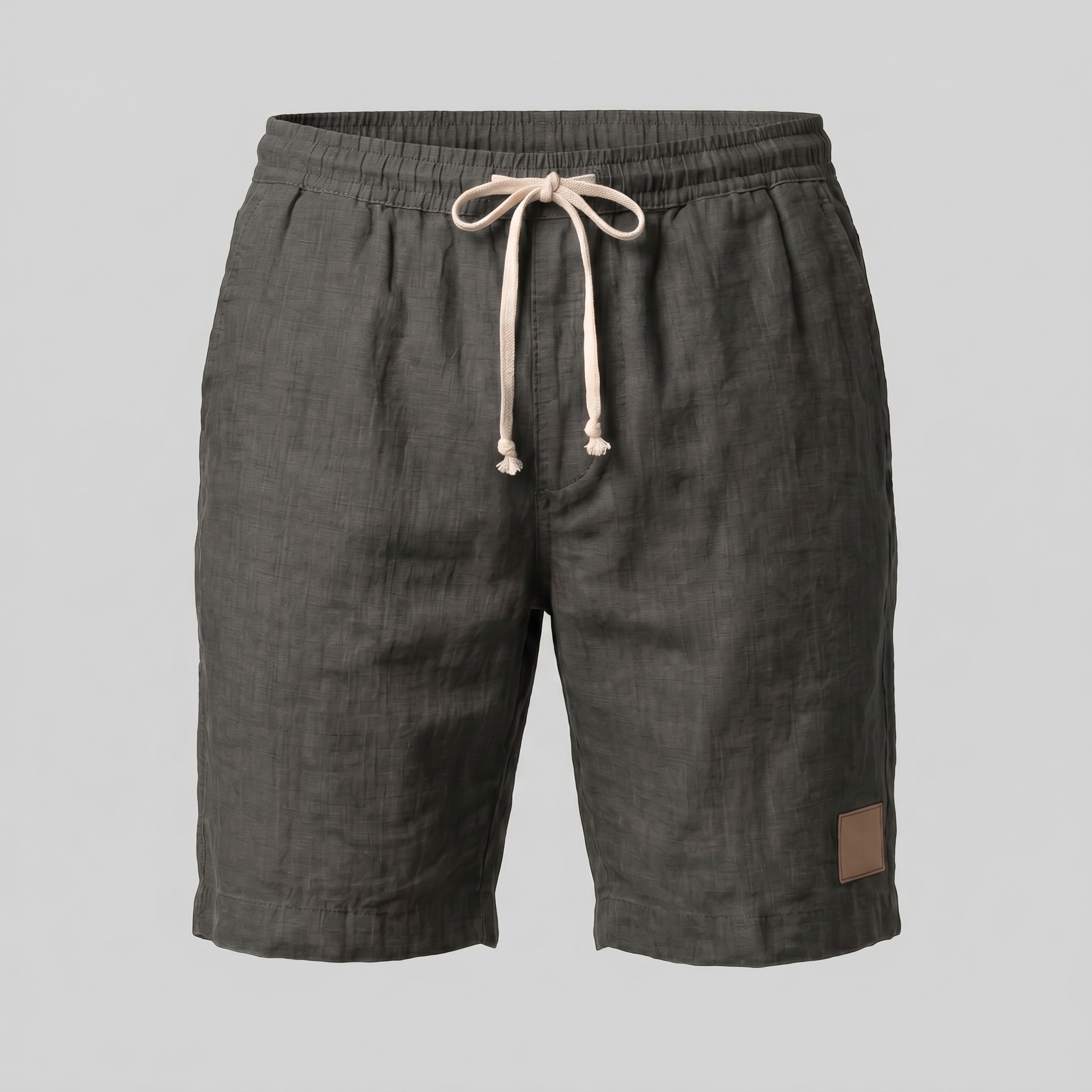 Herren Leinen Sommer Strandshorts