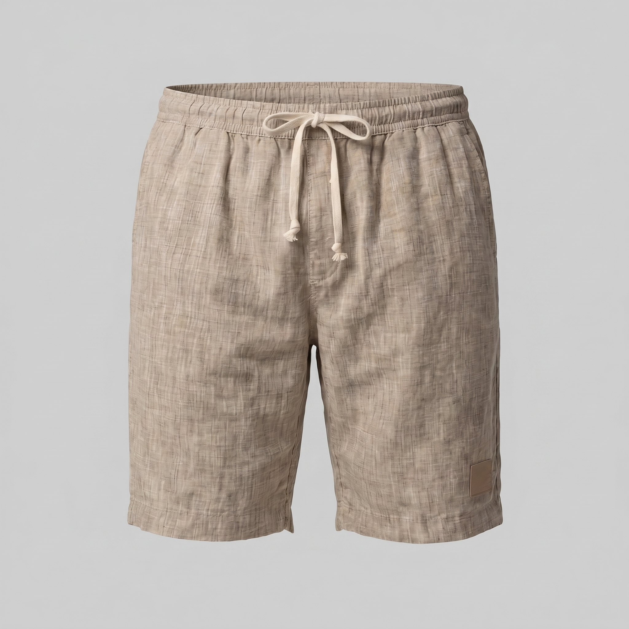 Herren Leinen Sommer Strandshorts