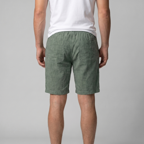 Herren Leinen Sommer Strandshorts