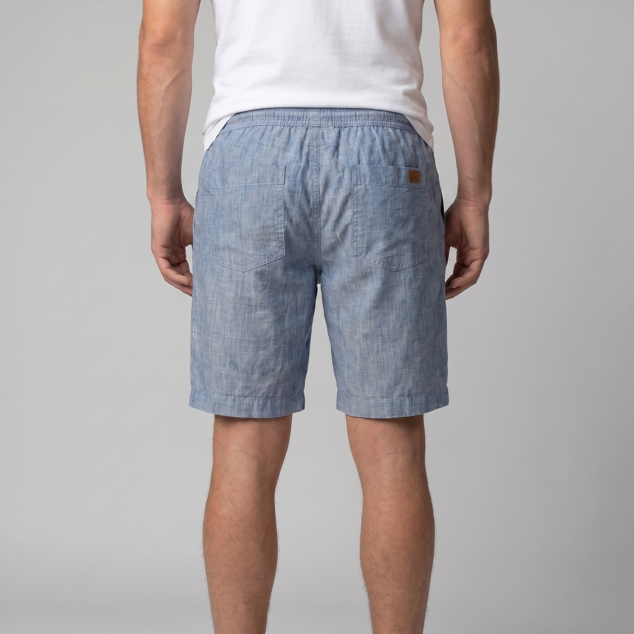 Herren Leinen Sommer Strandshorts