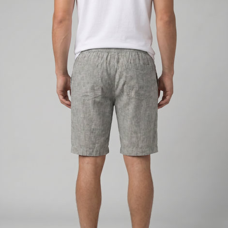 Herren Leinen Sommer Strandshorts