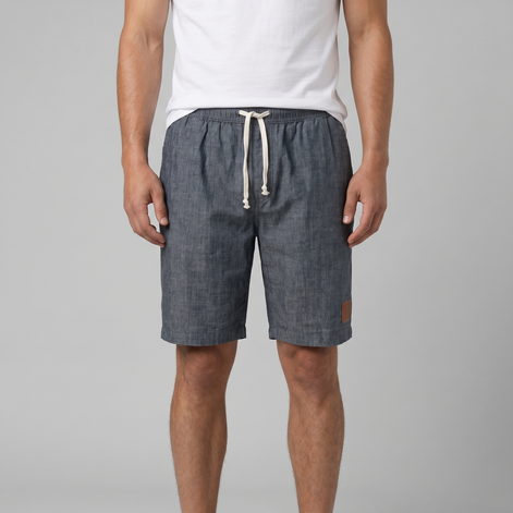 Herren Leinen Sommer Strandshorts