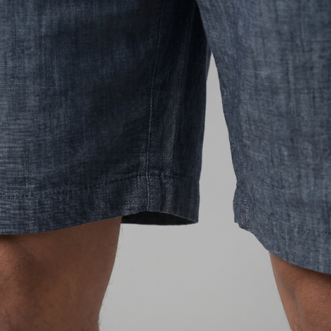 Herren Leinen Sommer Strandshorts