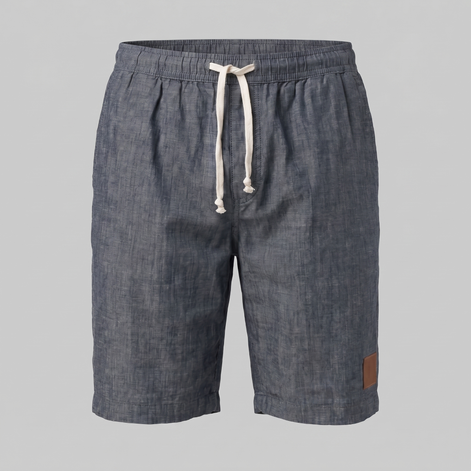 Herren Leinen Sommer Strandshorts