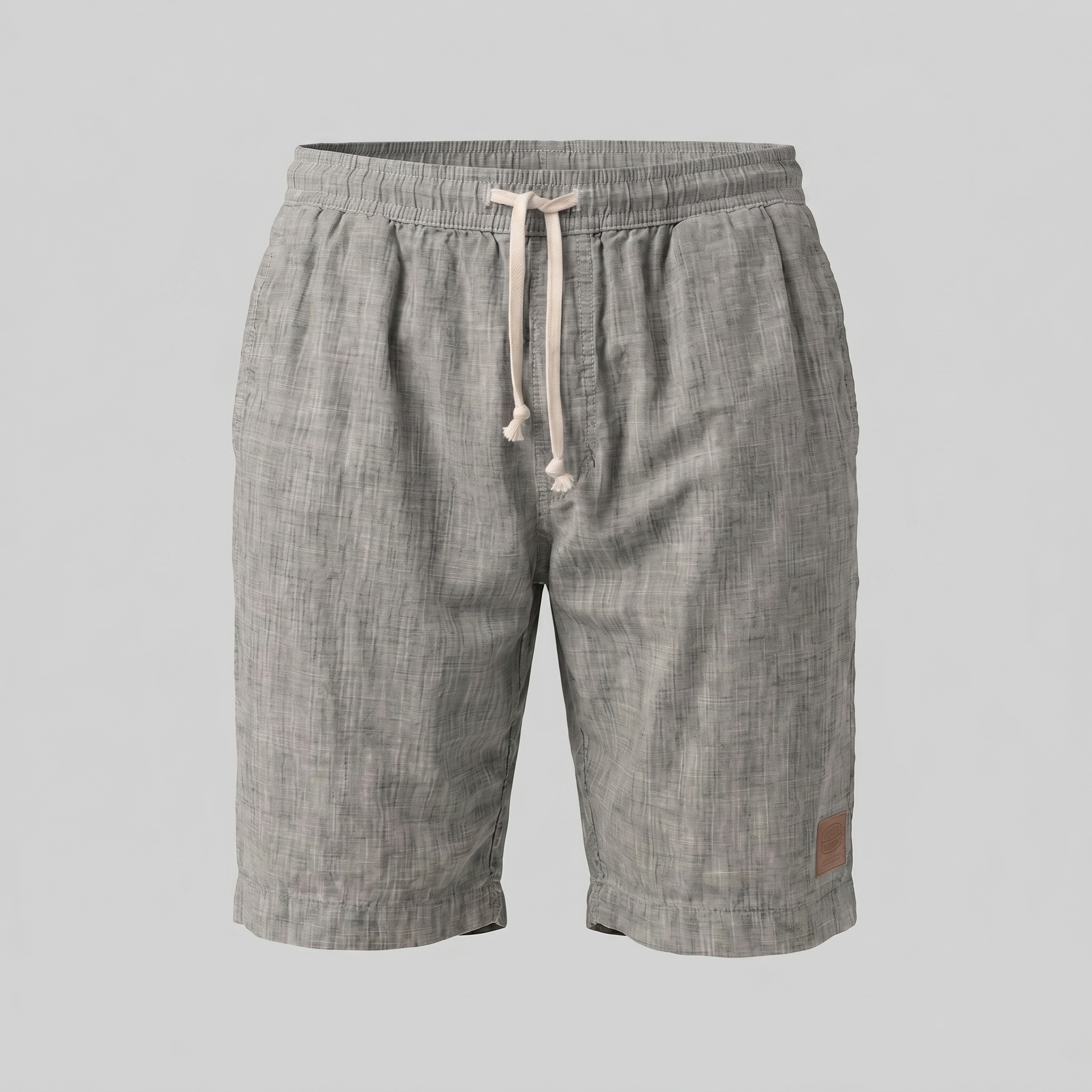 Herren Leinen Sommer Strandshorts