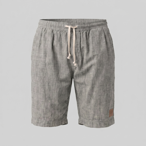 Herren Leinen Sommer Strandshorts