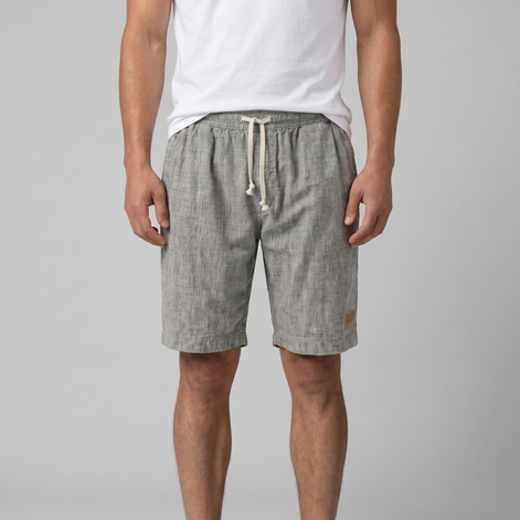 Herren Leinen Sommer Strandshorts