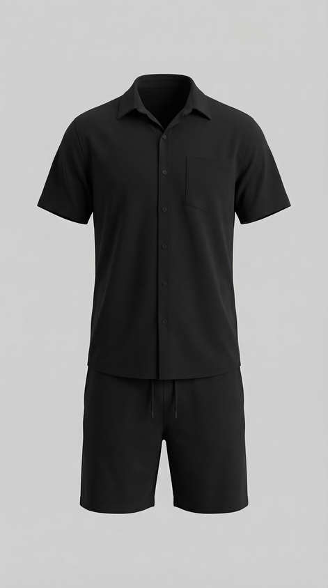 Herren Leinen Sommer Set