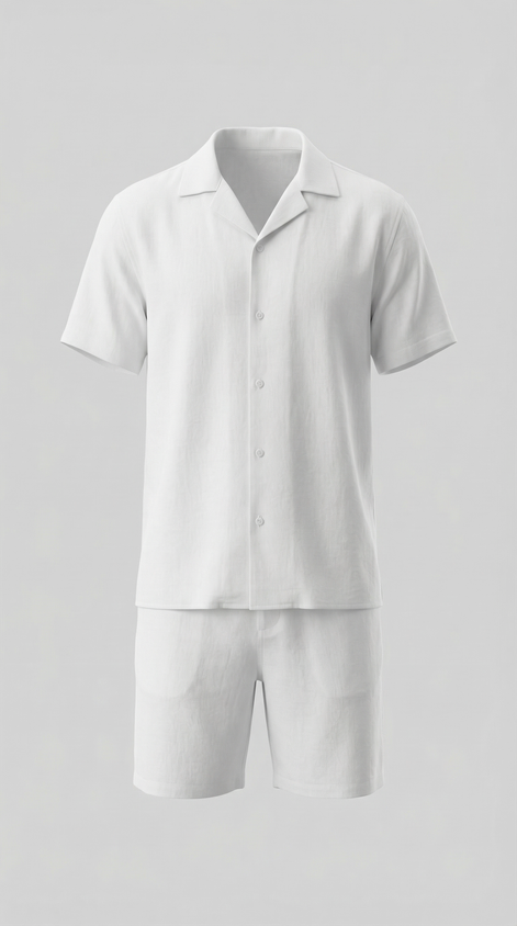 Herren Leinen Sommer Set