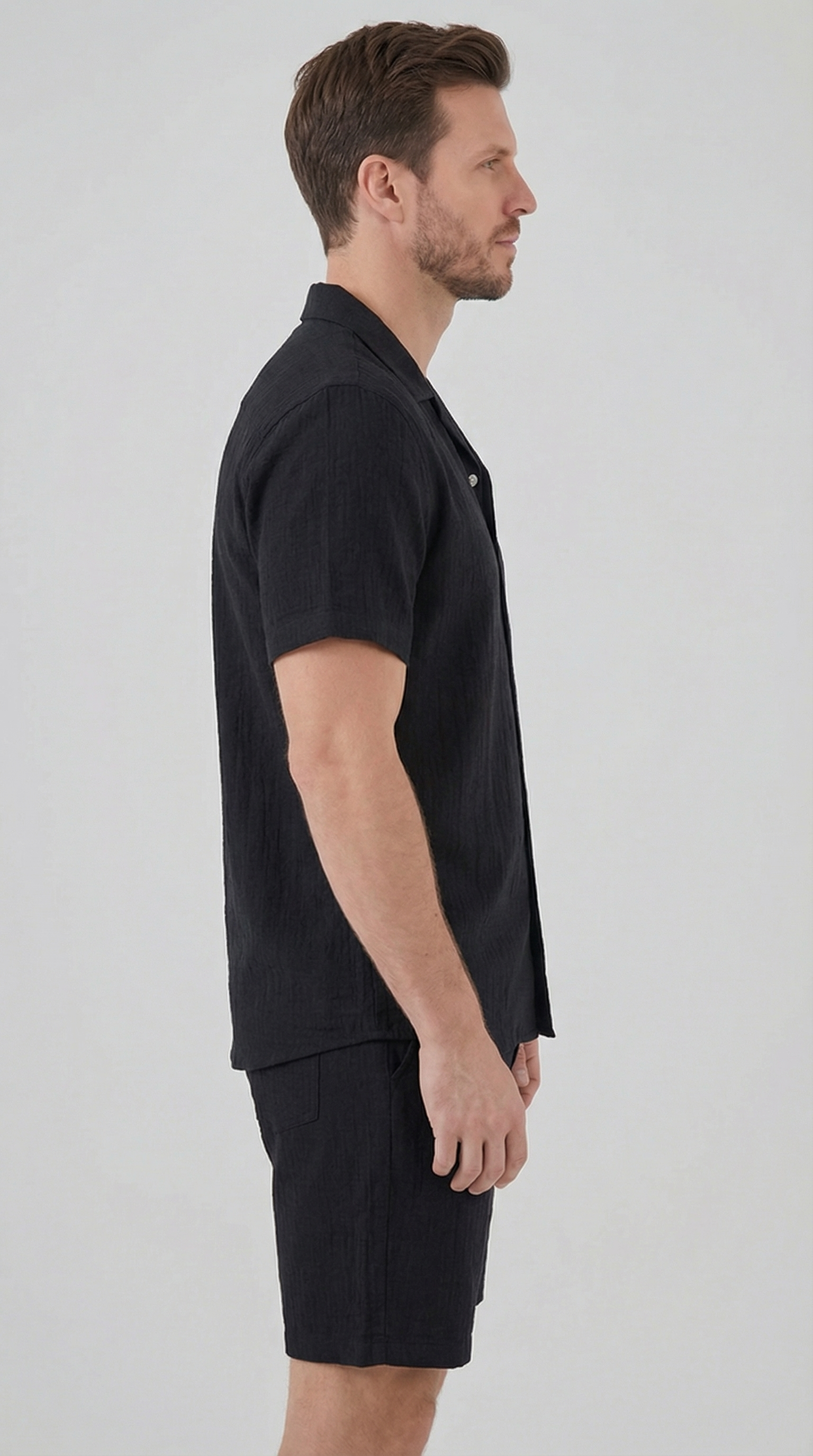 Herren Leinen Sommer Set