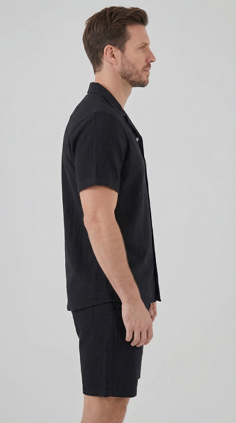 Herren Leinen Sommer Set