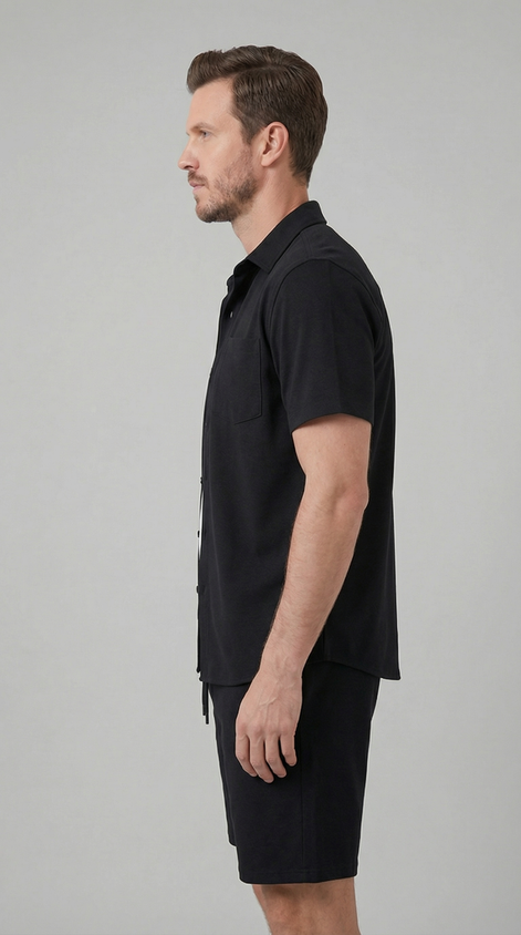 Herren Leinen Sommer Set