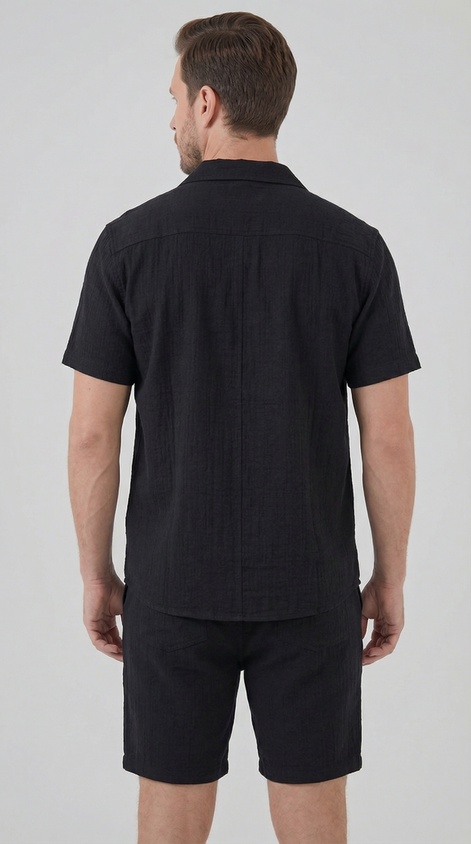 Herren Leinen Sommer Set