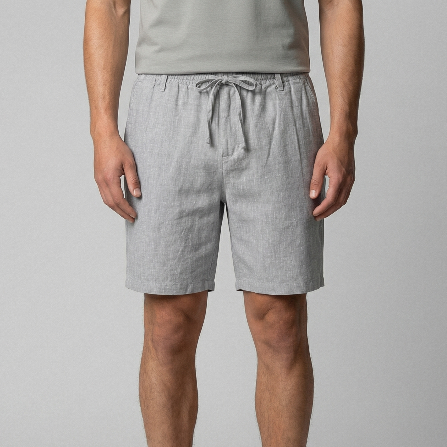 Herren Leinen Sommer Shorts
