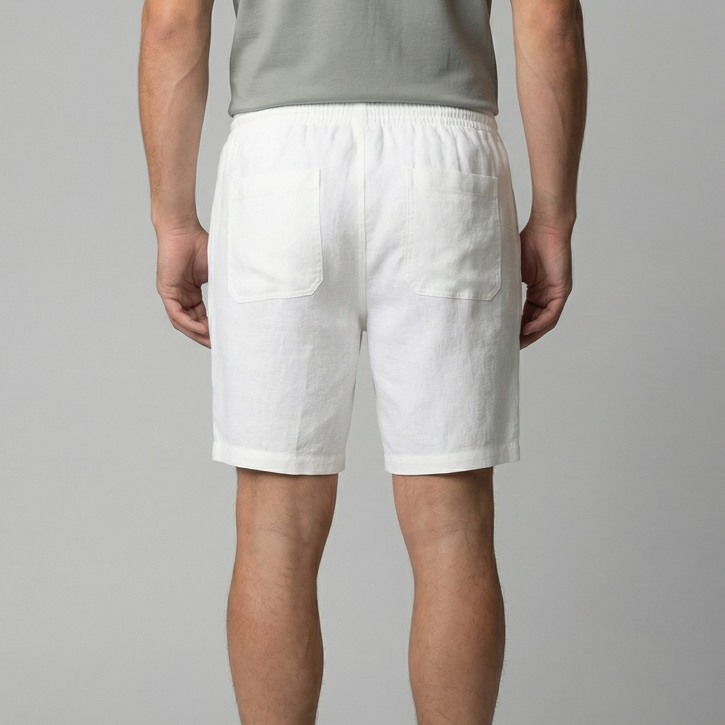 Herren Leinen Sommer Shorts
