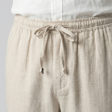Herren Leinen Sommer Shorts