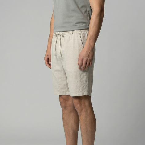 Herren Leinen Sommer Shorts